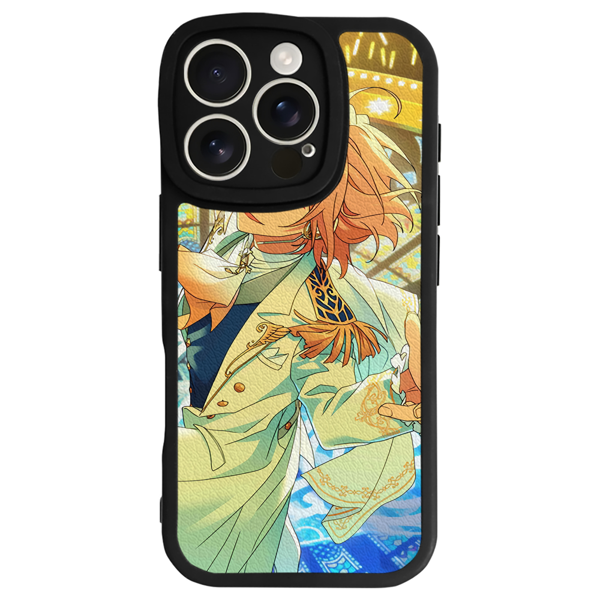 （画像用） あんさんぶるスターズ! Ensemble Stars 【iPhone 16シリーズ対応】シリコンスマホケース（レザー調） 材質：シリコン